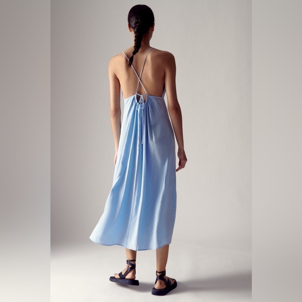 Zara Flowy Midi Dress - Picture 6 of 9